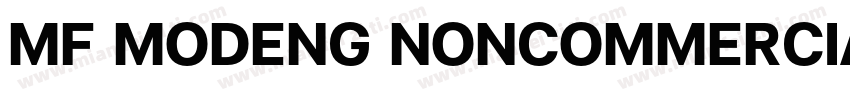 MF MODENG NONCOMMERCIAL字体转换